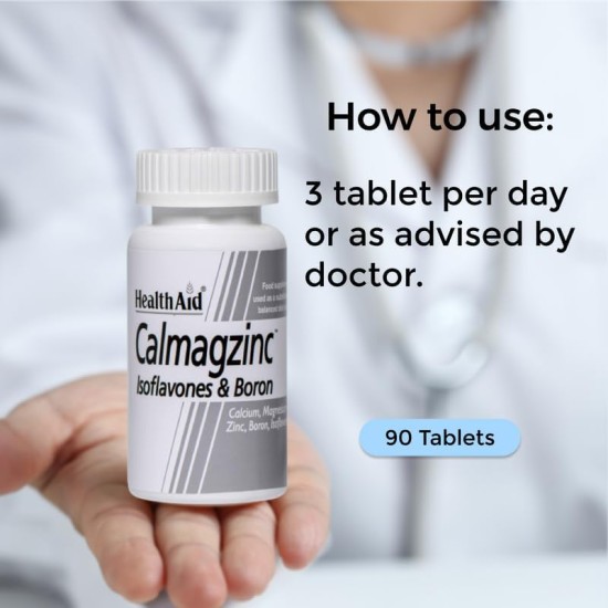 Health Aid Calmagzinc 90 Vegan Tablets