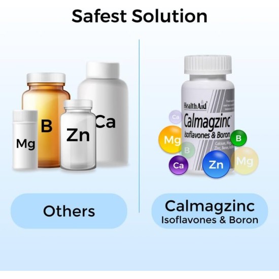 Health Aid Calmagzinc 90 Vegan Tablets