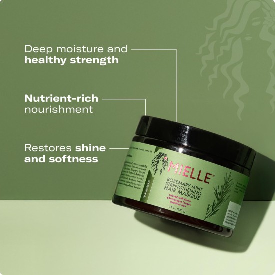 Mielle Organics Rosemary Mint Strengthening Hair Mask 340g