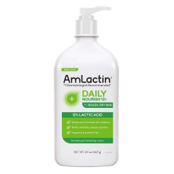 AmLactin Daily Moisturizing Lotion for Rough Dry Skin 567g