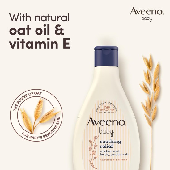 Aveeno Baby Soothing Relief Baby Emollient Wash 250ml