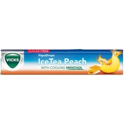 Vicks Vapodrops Ice Tea Peach Vicks Vapodrops Ice Tea Peach