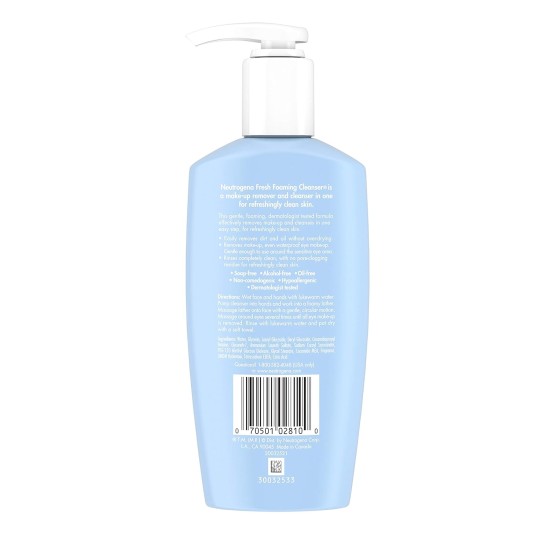 Neutrogena Fresh Foaming Gentle Daily Facial Cleanser 198ml