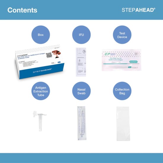 Step Ahead Covid-19 Lateral Flow Testing Kit
