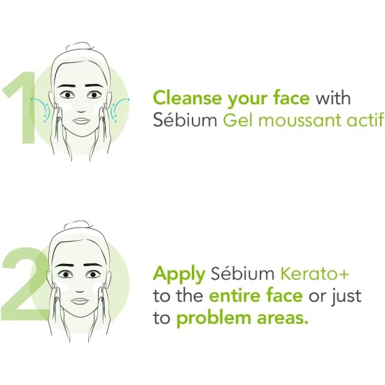 Bioderma Sébium Kerato + Anti-Blemish Gel Cream 30ml