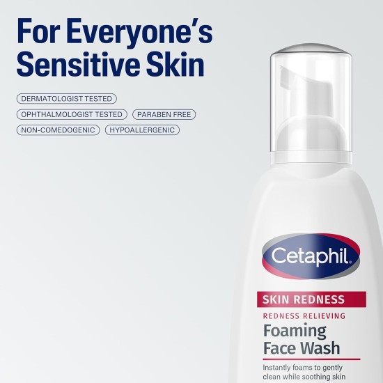 Cetaphil Redness Relieving Foaming Face Wash 237ml