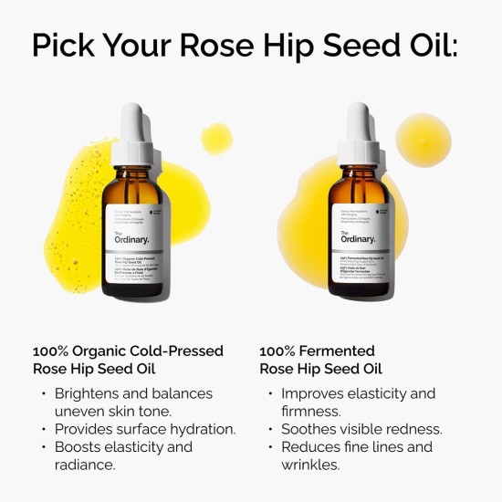 The Ordinary 100% Organic Cold-Pressed Rose Hip Seed Oil 30ml The Ordinary 100% Organic Cold-Pressed Rose Hip Seed Oil 30ml
