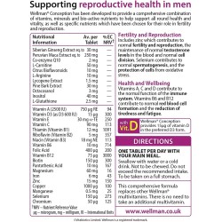 Vitabiotics Wellman Conception 30 Tablets Vitabiotics Wellman Conception 30 Tablets