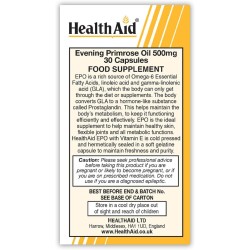 Health Aid Evening Primrose 500mg 60 Capsules