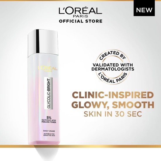 L’Oréal Paris Glycolic Bright Toner 128ml