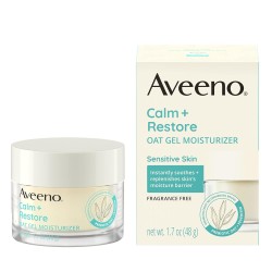 Aveeno Calm + Restore Oat Gel Moisturizer for Sensitive Skin 48g