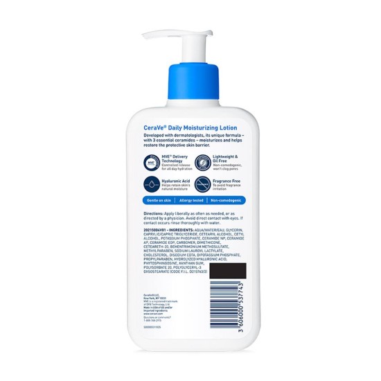 CeraVe Daily Moisturizing Lotion for Normal to Dry Skin 