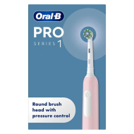 Oral B Pro Series 1 Cross Action Electric Toothbrush Pink Brush