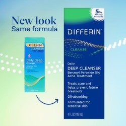 Differin Acne Face Wash with 5% Benzoyl Peroxide 118ml Differin Acne Face Wash with 5% Benzoyl Peroxide 118ml