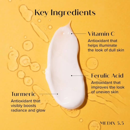 MEDIX 5.5 Vitamin C Cream Face Lotion & Body Lotion Moisturizer 444ml