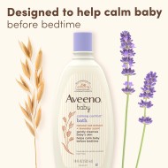 Aveeno Baby Calming Comfort Bath with Relaxing Lavender & Vanilla Scents 532ml