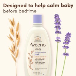 Aveeno Baby Calming Comfort Bath with Relaxing Lavender & Vanilla Scents 532ml