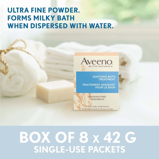 Aveeno Soothing Bath Treatment With Natural Oatmeal 42g