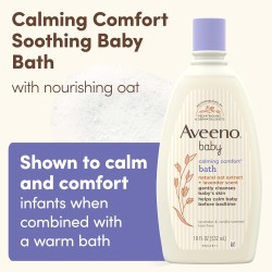Aveeno Baby Calming Comfort Bath with Relaxing Lavender & Vanilla Scents 532ml Aveeno Baby Calming Comfort Bath with Relaxing Lavender & Vanilla Scents 532ml