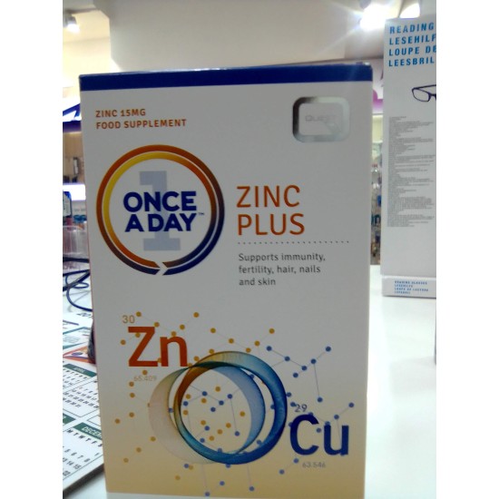 Quest Synergistic Zinc 15mg With Copper 30 Tablets