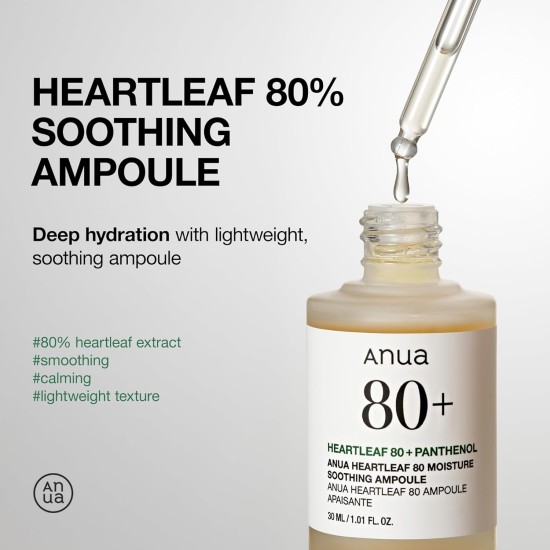 Anua Heartleaf 80% Soothing Ampoule 30ml Anua Heartleaf 80% Soothing Ampoule 30ml